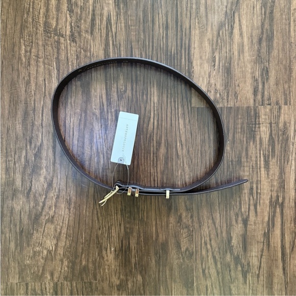 Anthropologie basic keeper belt in dark brown main image 10
